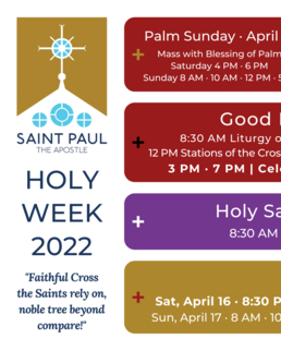 Holy Week 2022 (Emboldened)