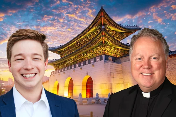 Fr. Jonathan Wilson and Nathan Forsthoefel